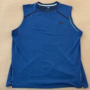 The North Face Men's Blue Tank Top